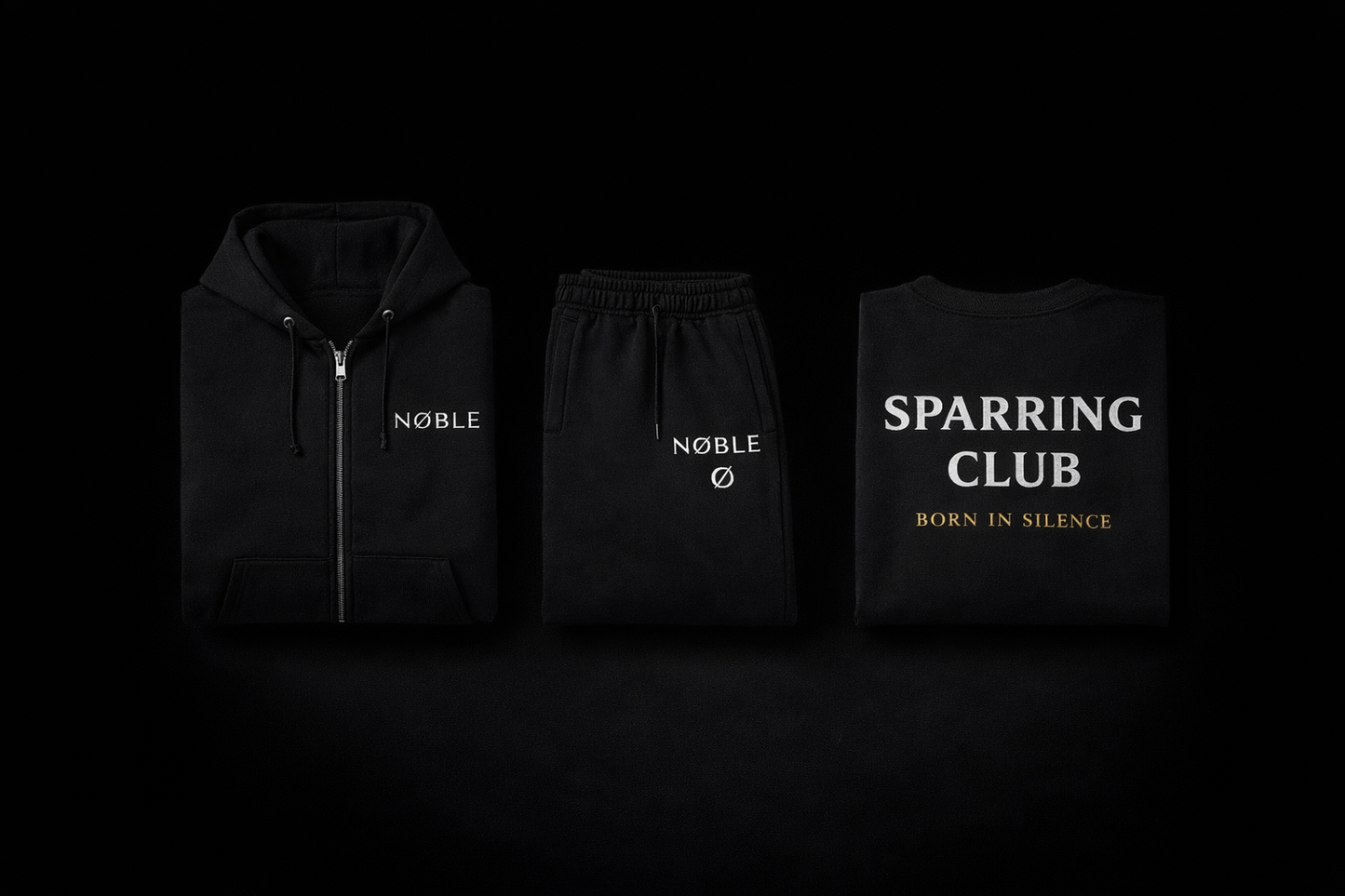 NØBLE SPARRING SET CON ZIP
